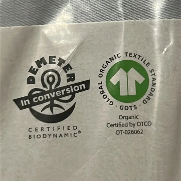 Sito brand by Mercola Organic Cotton Full Sheet Set - Sky Blue - Picture 3 of 6